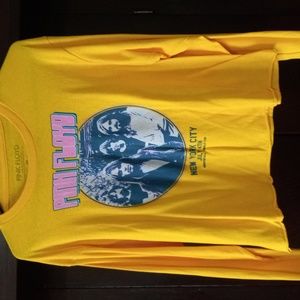 Pink Floyd long sleeve crop top